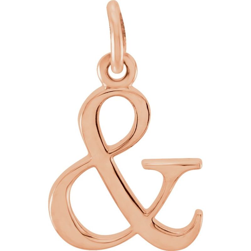 Lowercase Initial Necklace or Charm/Pendant