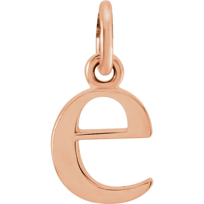 Lowercase Initial Necklace or Charm/Pendant