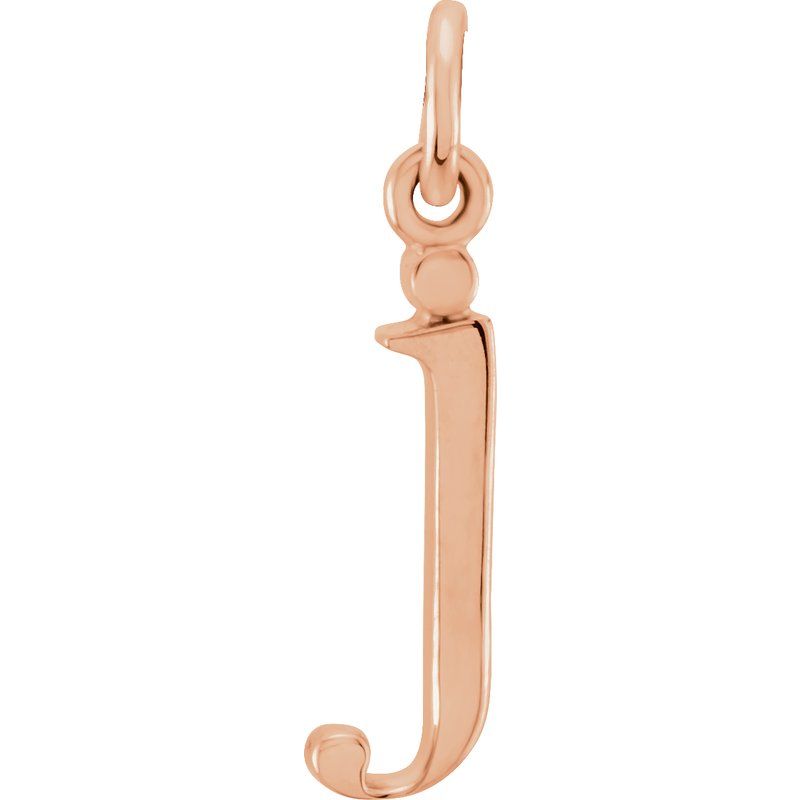 Lowercase Initial Necklace or Charm/Pendant