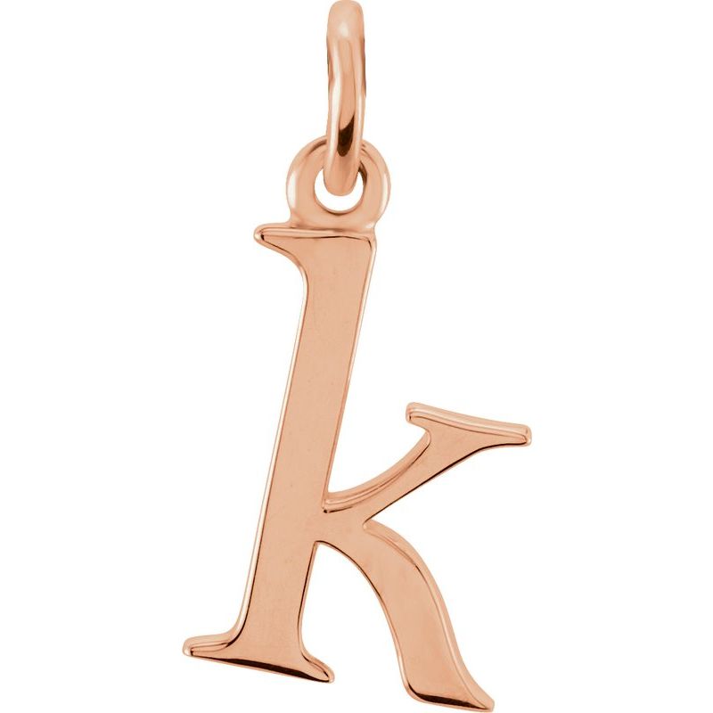 Lowercase Initial Necklace or Charm/Pendant