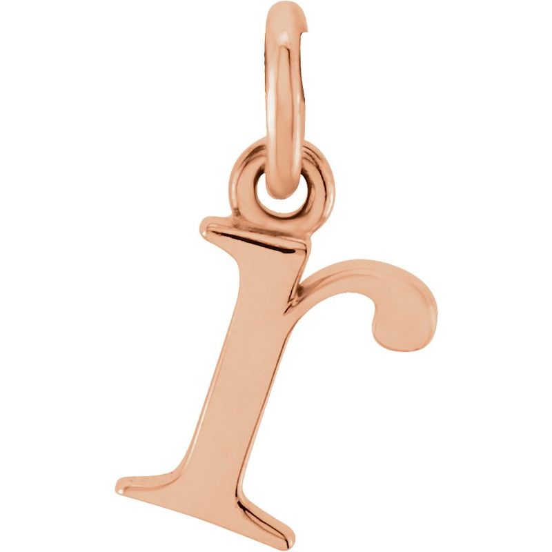 Lowercase Initial Necklace or Charm/Pendant