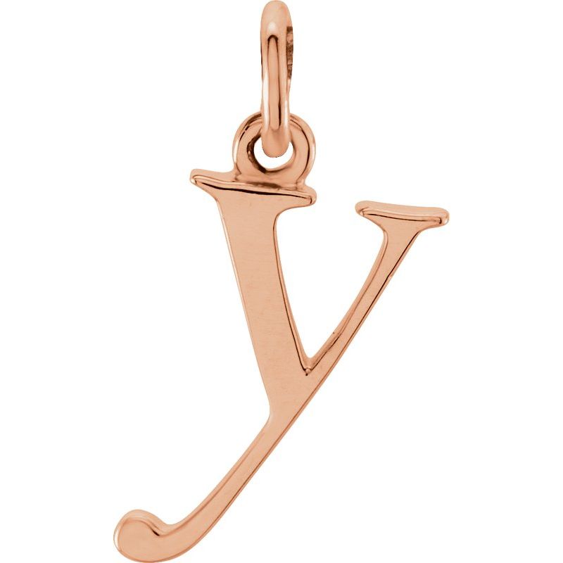 Lowercase Initial Necklace or Charm/Pendant