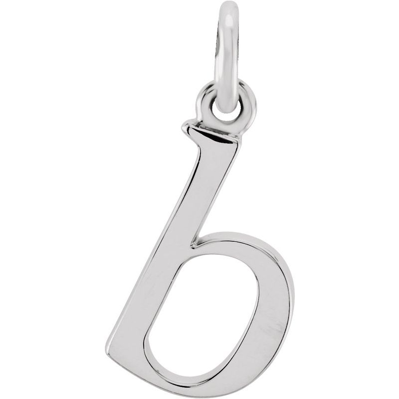 Lowercase Initial Necklace or Charm/Pendant