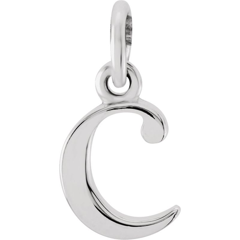 Lowercase Initial Necklace or Charm/Pendant