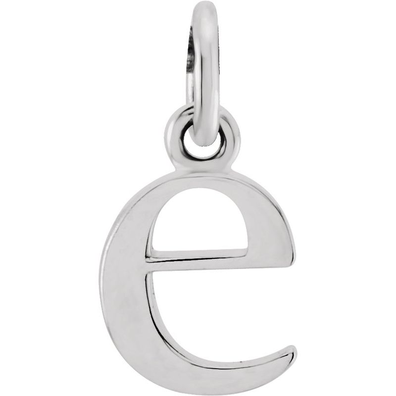 Lowercase Initial Necklace or Charm/Pendant