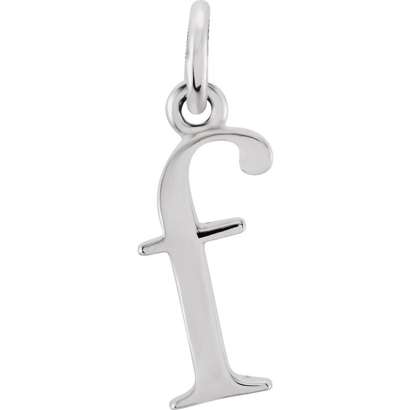 Lowercase Initial Necklace or Charm/Pendant
