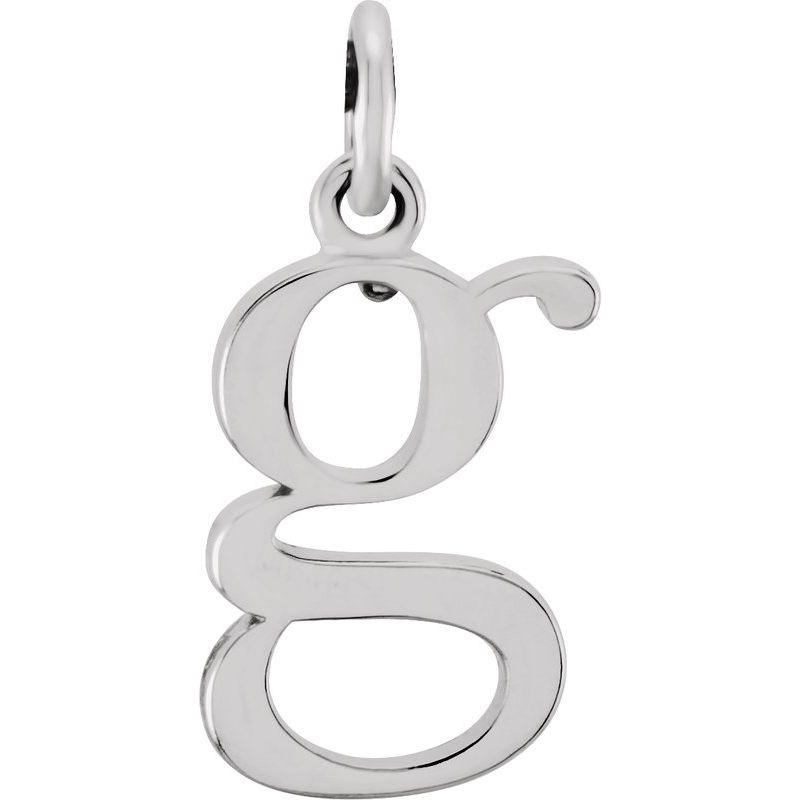 Lowercase Initial Necklace or Charm/Pendant