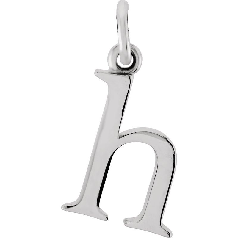 Lowercase Initial Necklace or Charm/Pendant