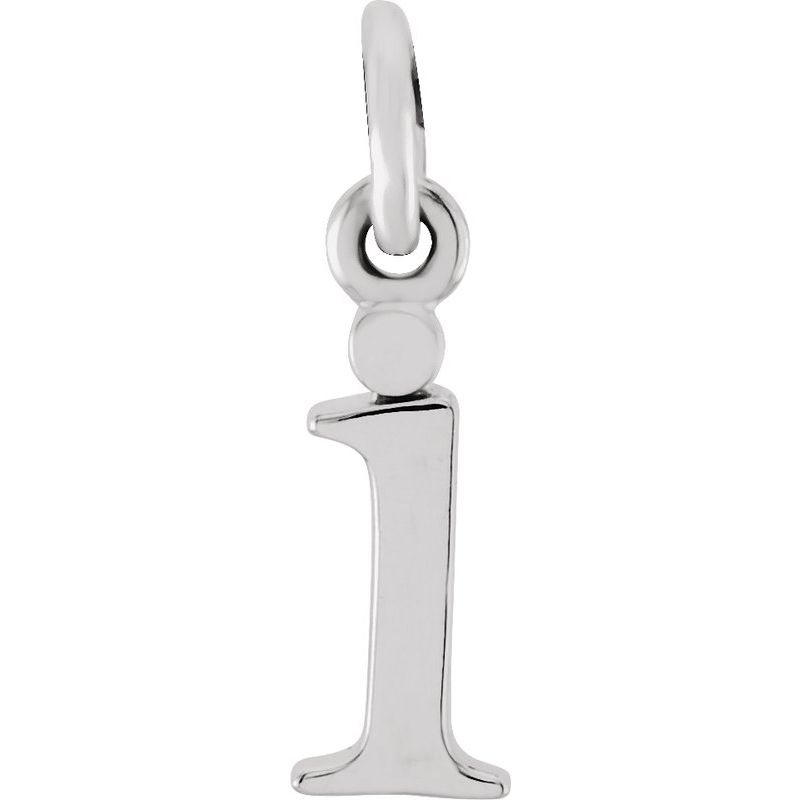 Lowercase Initial Necklace or Charm/Pendant