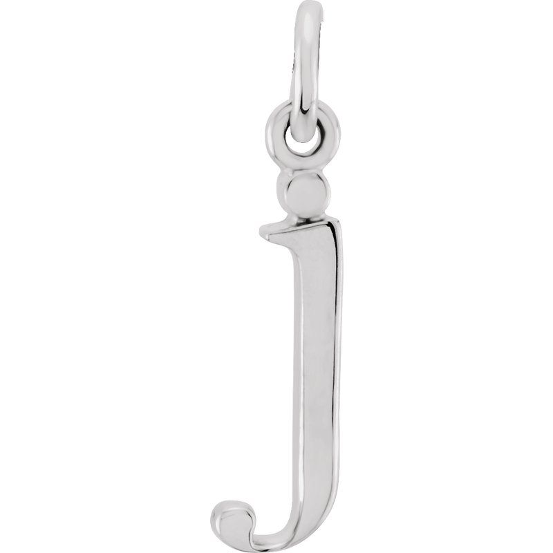 Lowercase Initial Necklace or Charm/Pendant