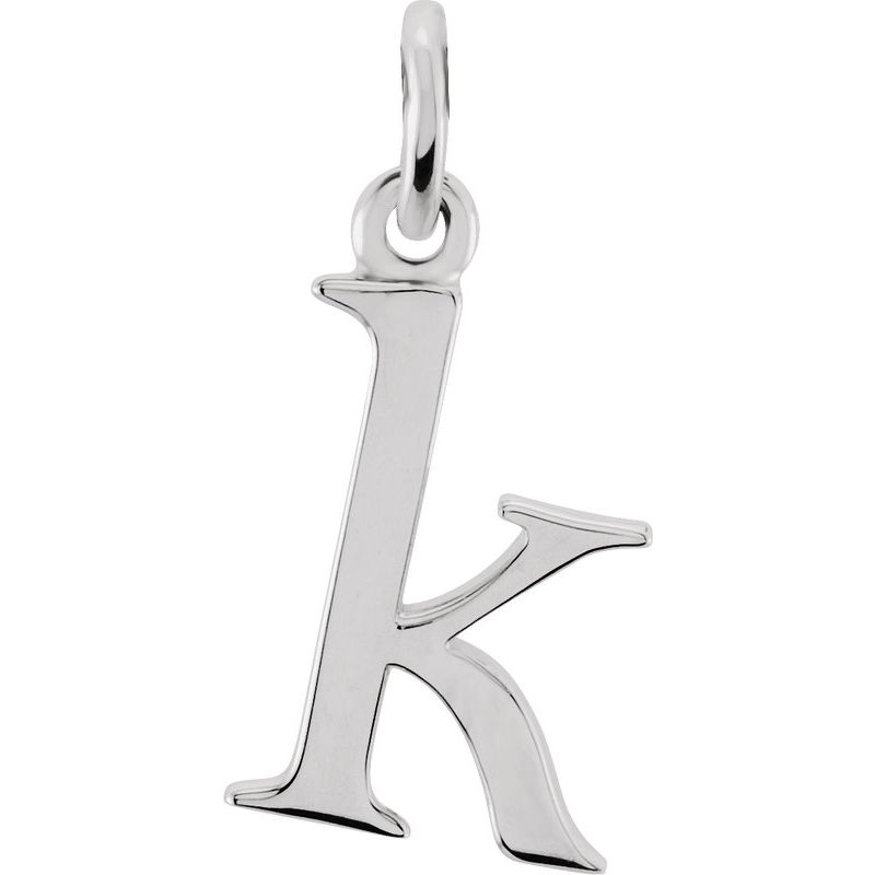 Lowercase Initial Necklace or Charm/Pendant