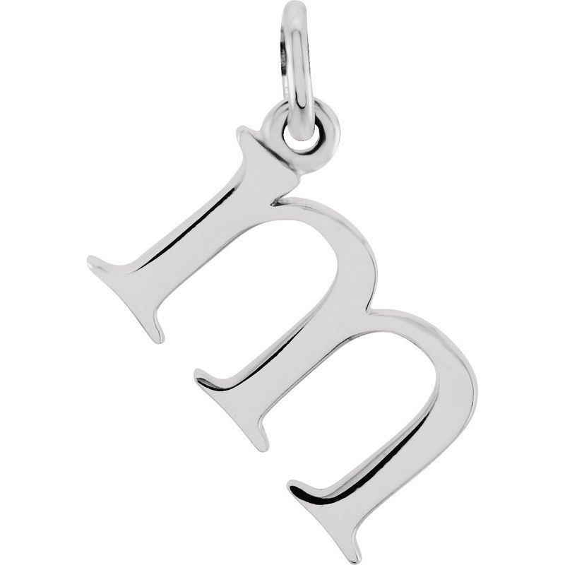 Lowercase Initial Necklace or Charm/Pendant