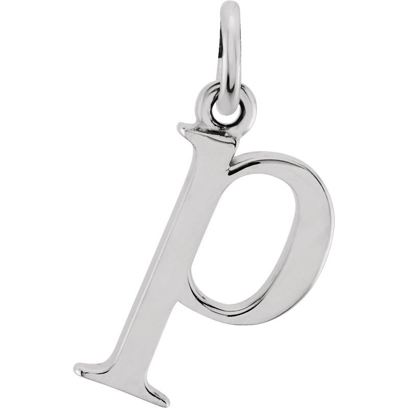 Lowercase Initial Necklace or Charm/Pendant