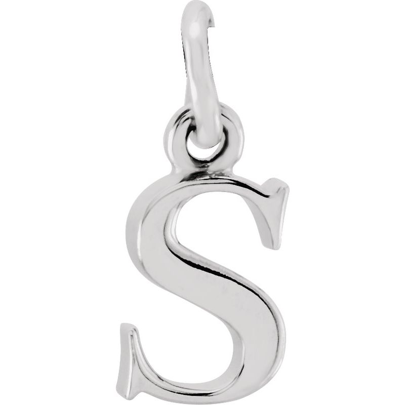 Lowercase Initial Necklace or Charm/Pendant
