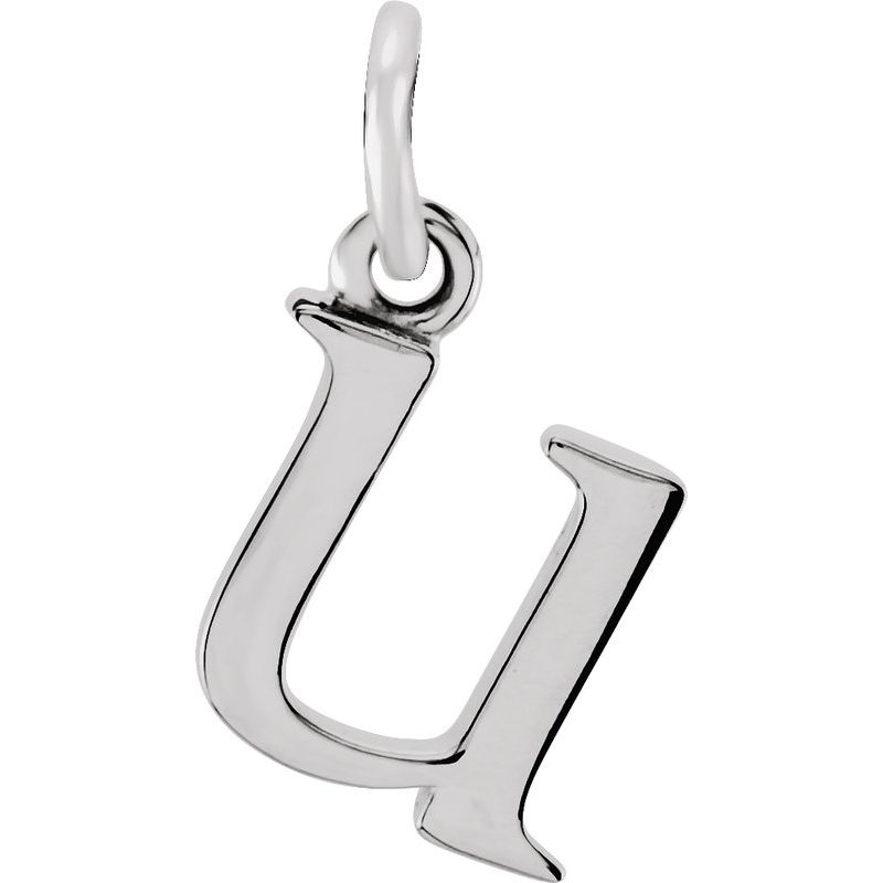 Lowercase Initial Necklace or Charm/Pendant