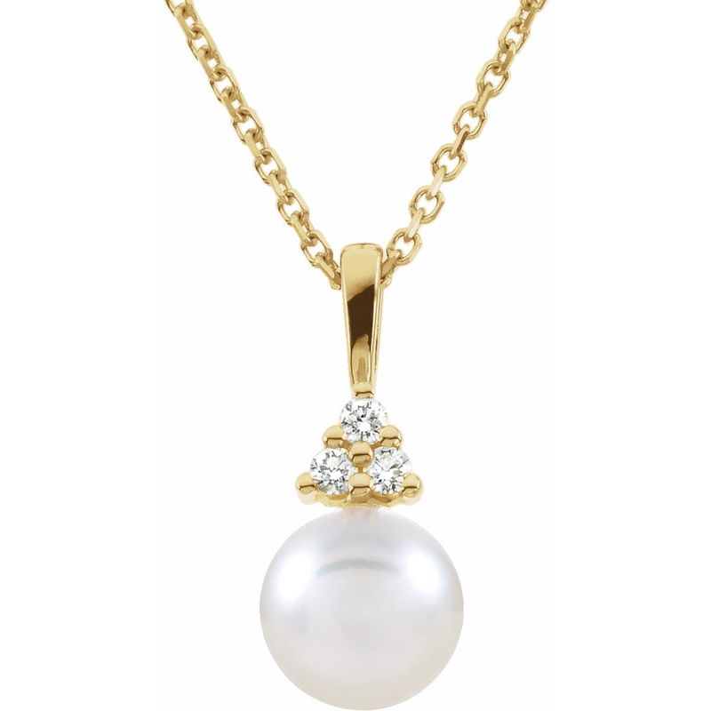 Accented Pearl Pendant