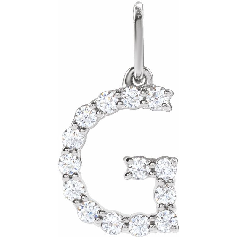 Accented Initial Necklace