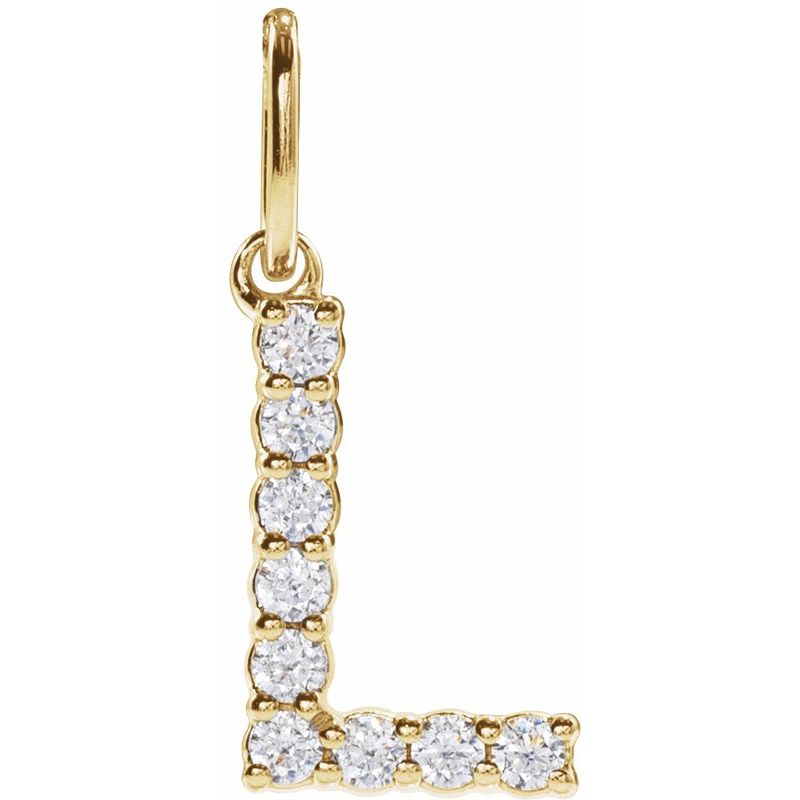 Accented Initial Necklace