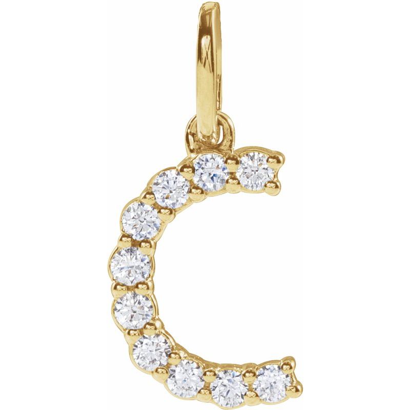 Accented Initial Necklace