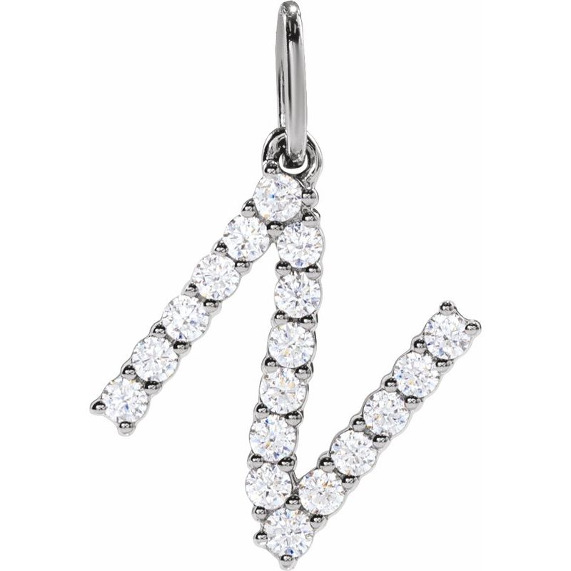 Accented Initial Necklace