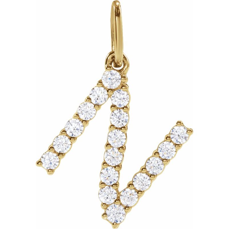 Accented Initial Necklace