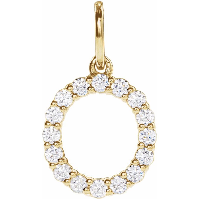Accented Initial Necklace