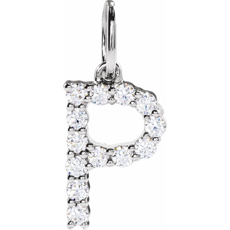 Accented Initial Necklace