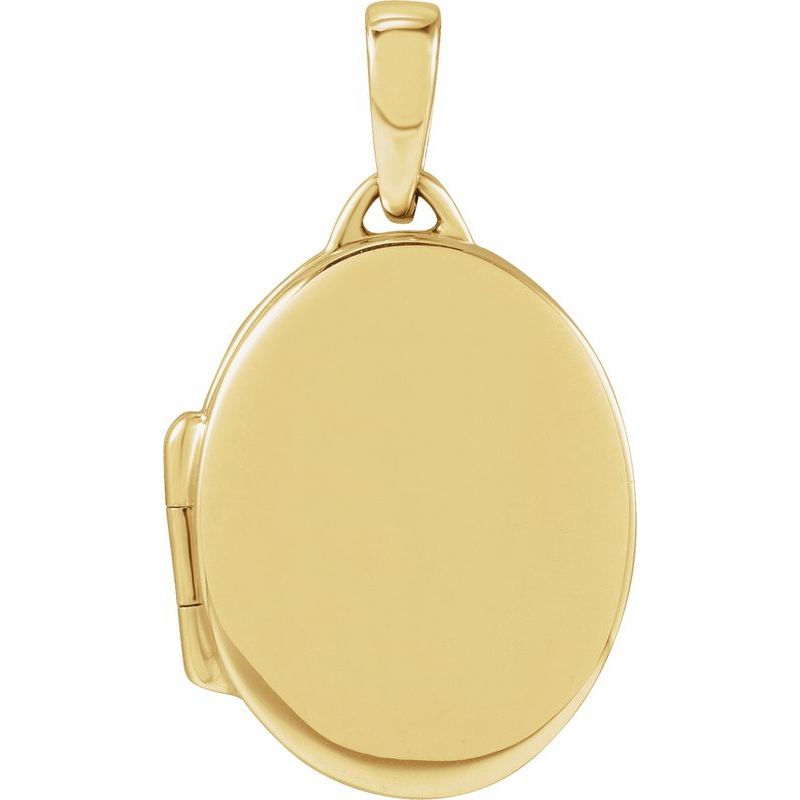 Engravable Oval Locket