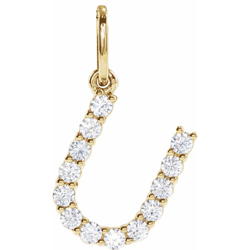 Accented Initial Necklace