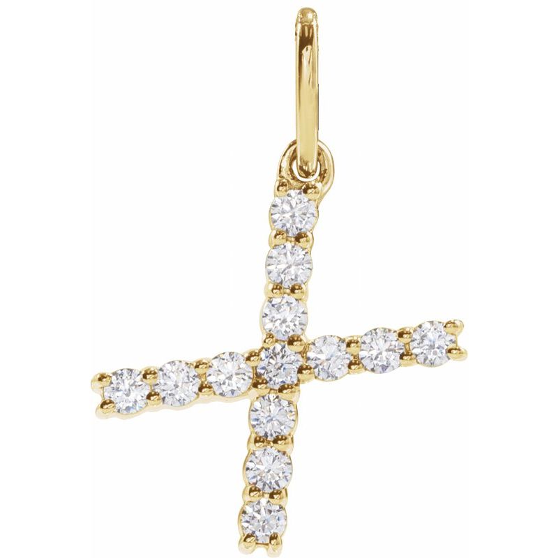 Accented Initial Necklace
