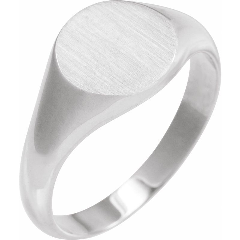 Round Signet Ring