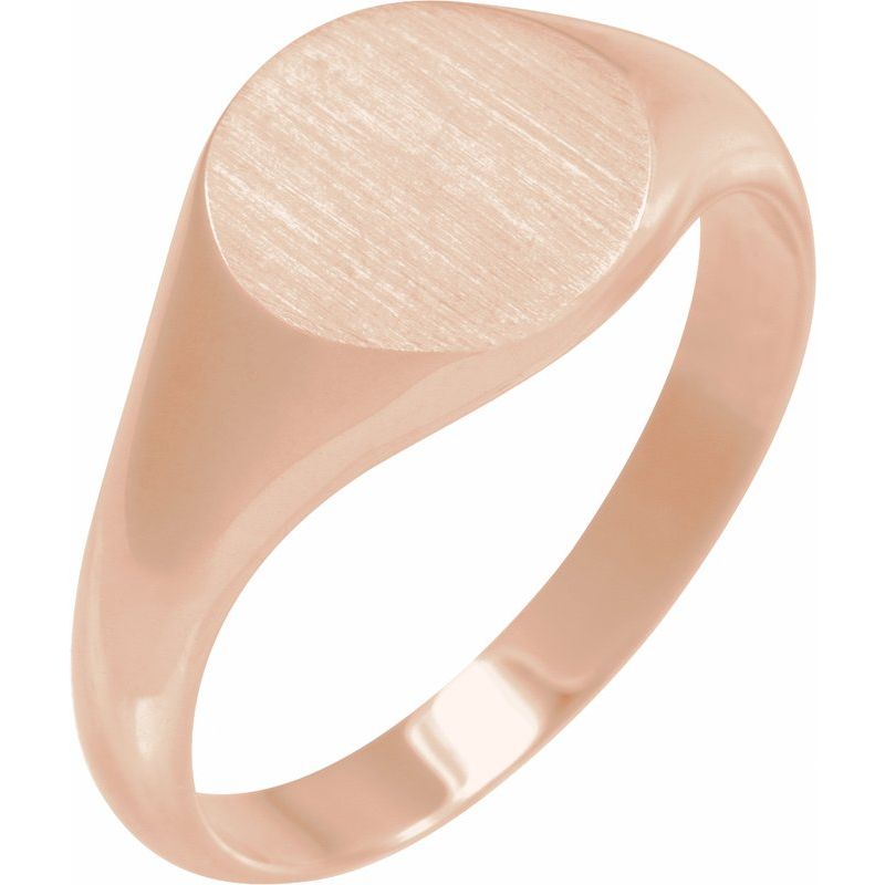 Round Signet Ring