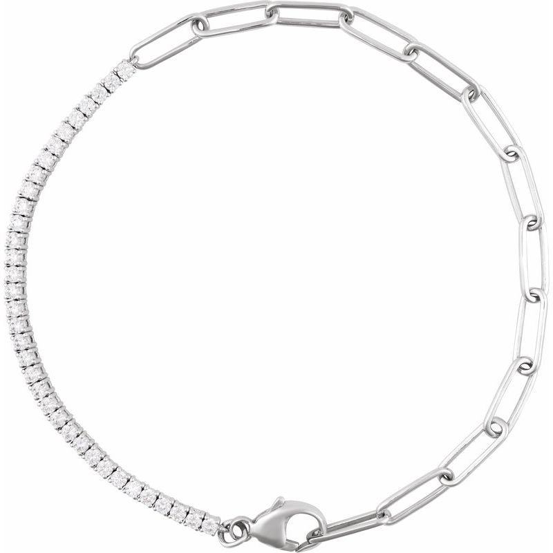 1 ctw Diamond Line 7 1/2″ Bracelet
