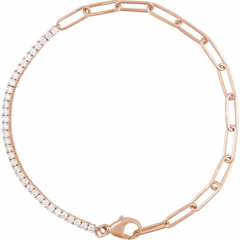 1 ctw Diamond Line 7 1/2″ Bracelet