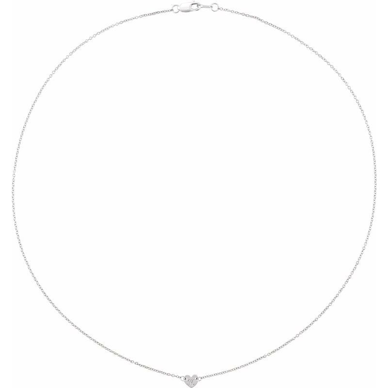 Engravable Family Heart Disc Necklace