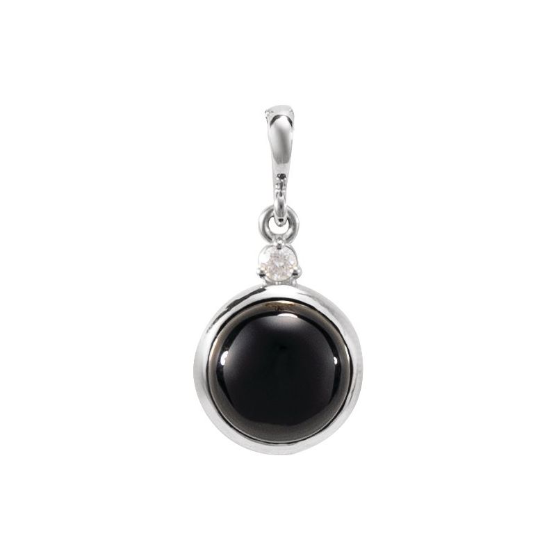 Cabochon Bezel-Set Necklace or Pendant