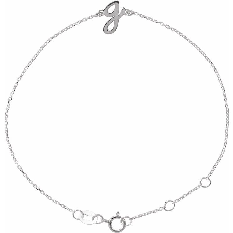 Script Initial Bracelet