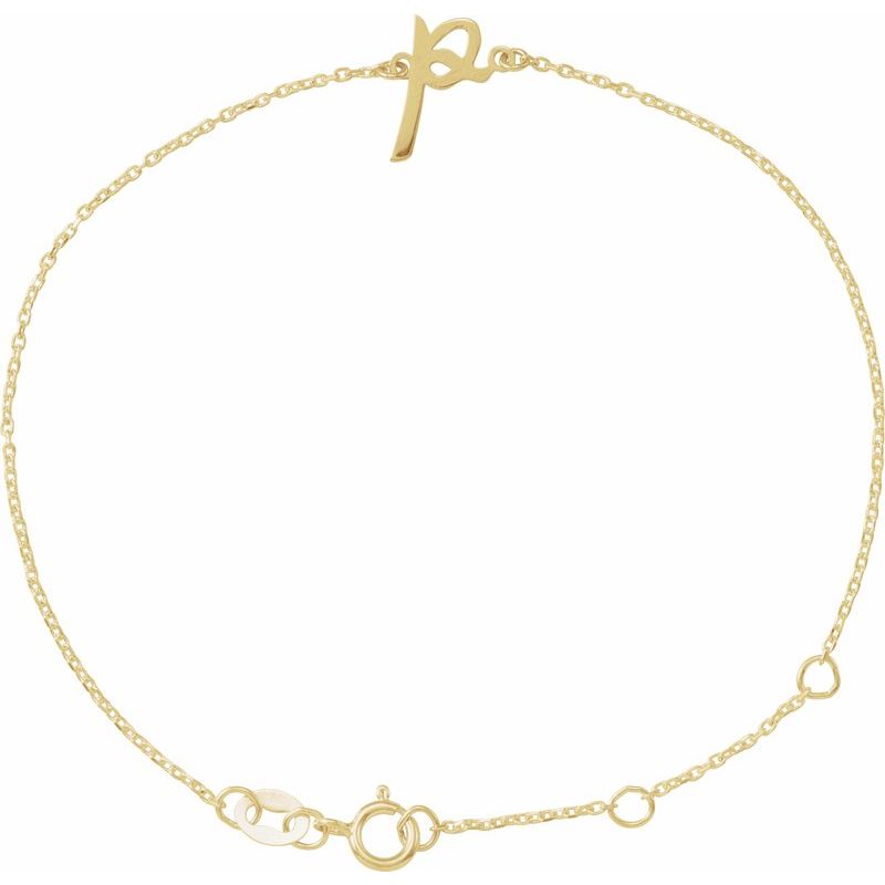 Script Initial Bracelet