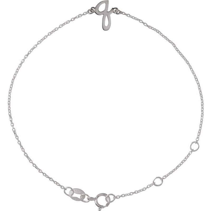 Script Initial Bracelet
