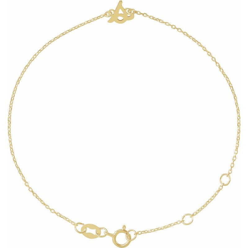 Script Initial Bracelet