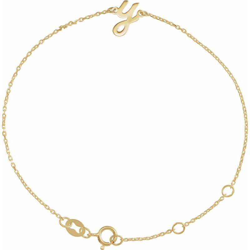Script Initial Bracelet
