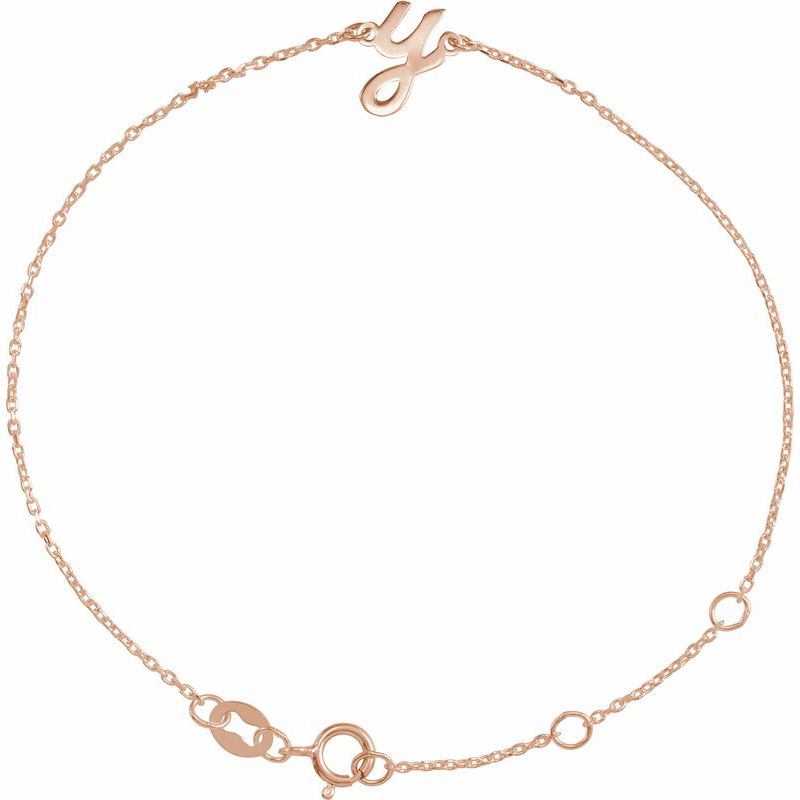 Script Initial Bracelet