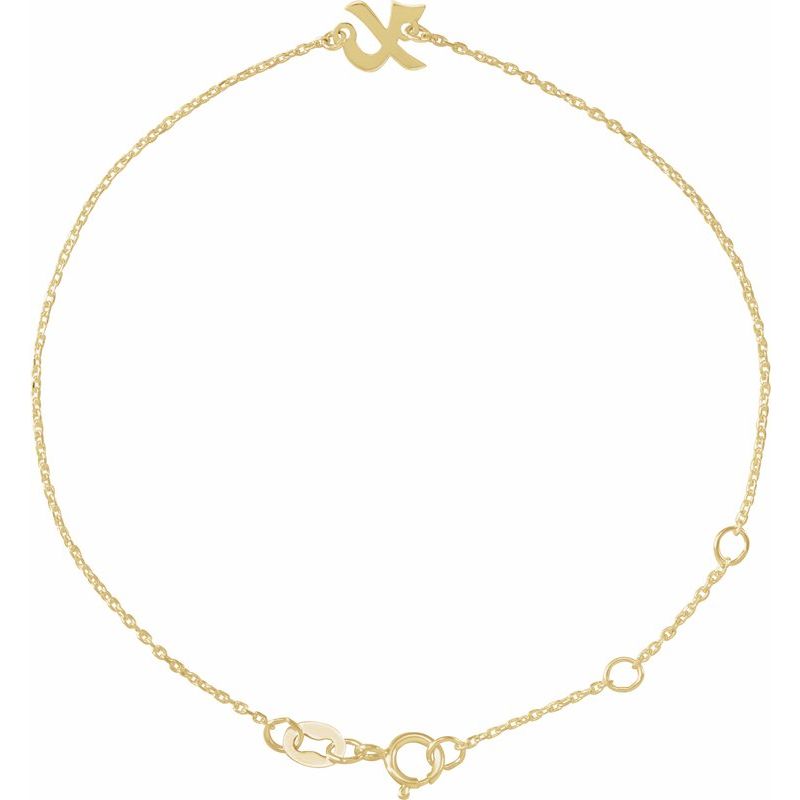 Script Initial Bracelet