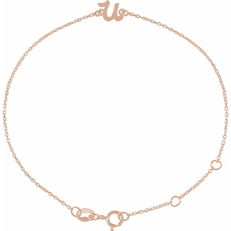 Script Initial Bracelet