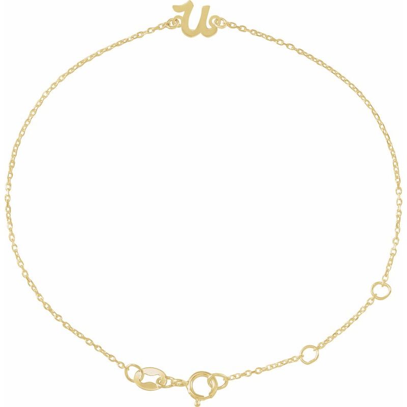 Script Initial Bracelet