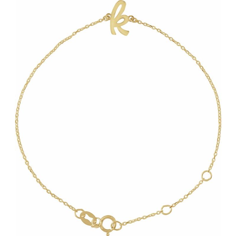 Script Initial Bracelet