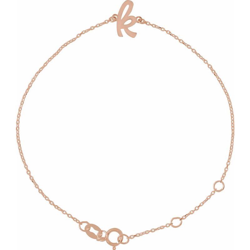 Script Initial Bracelet