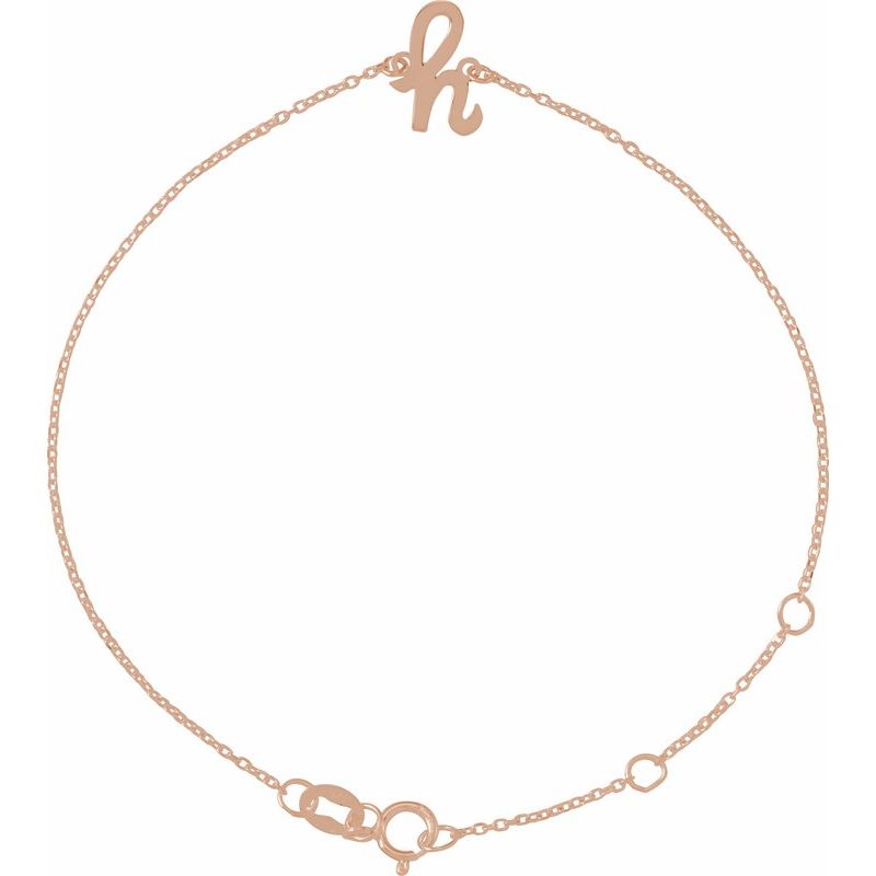 Script Initial Bracelet