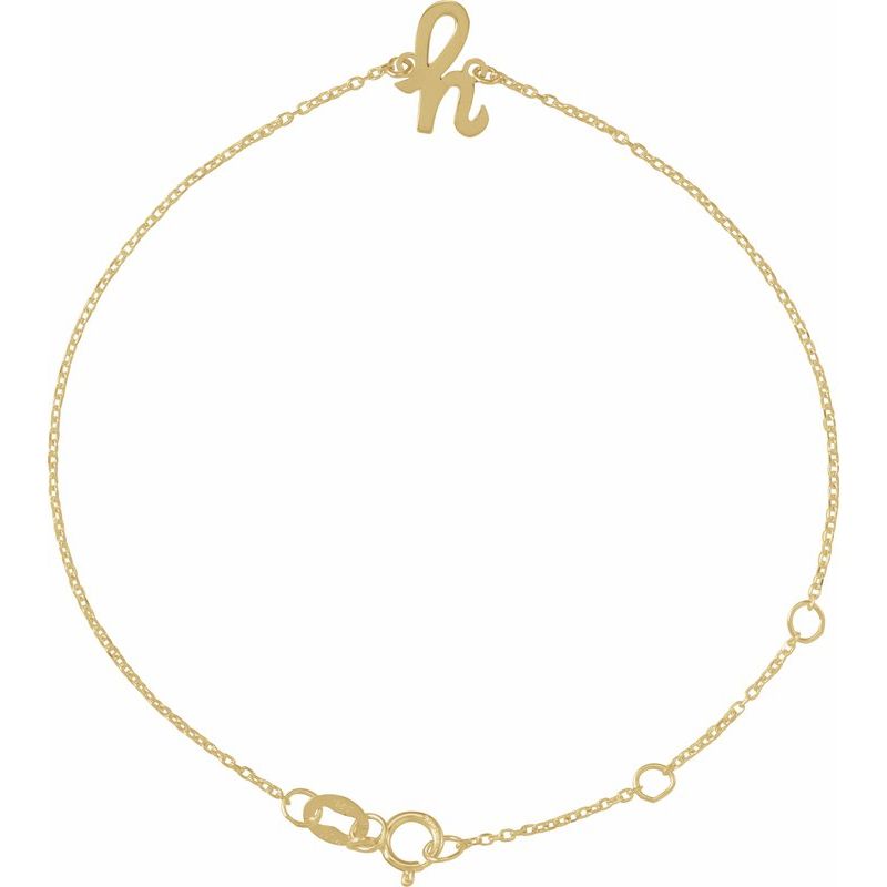 Script Initial Bracelet