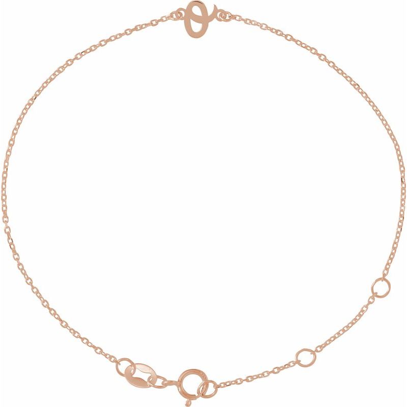 Script Initial Bracelet